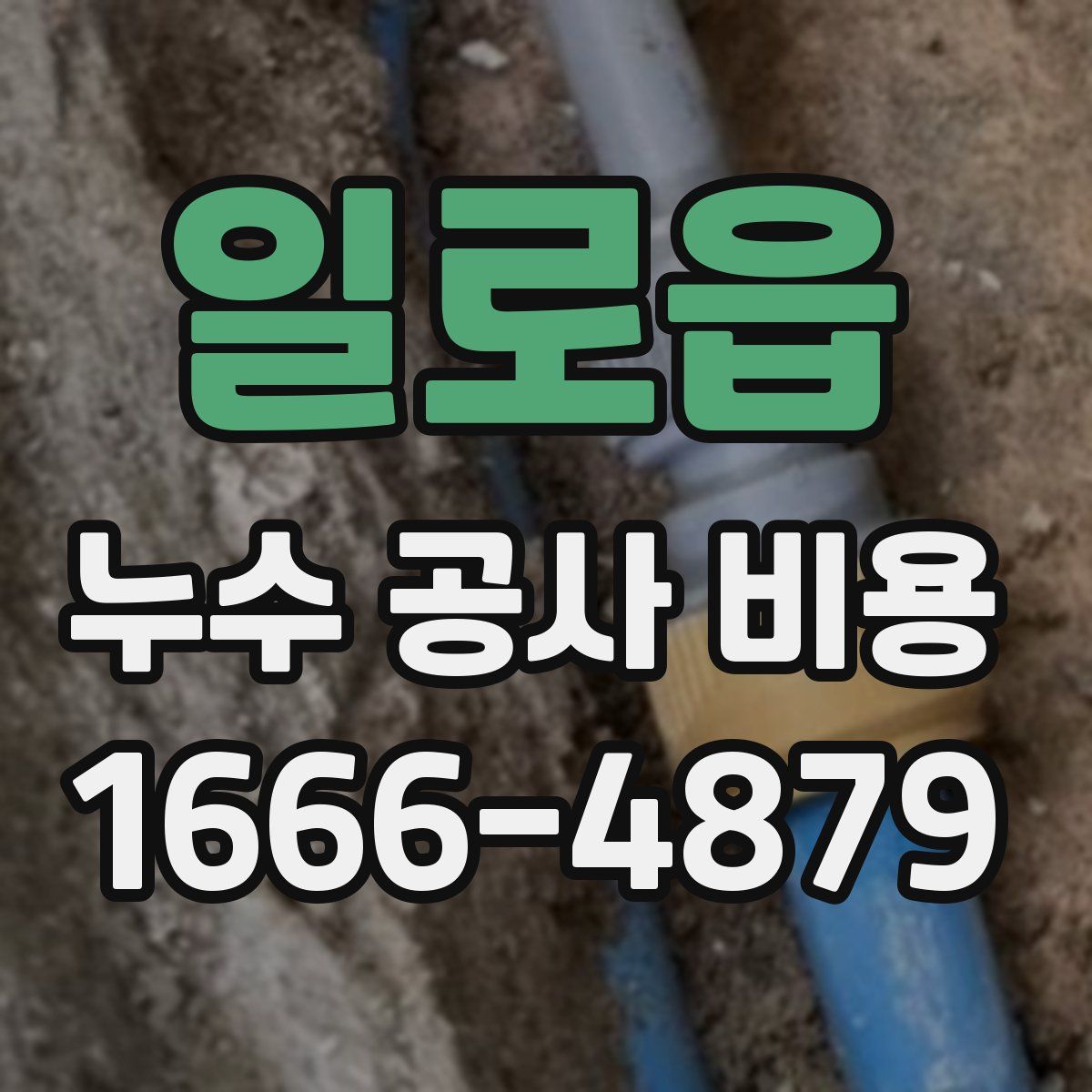 일로읍 누수 공사 비용