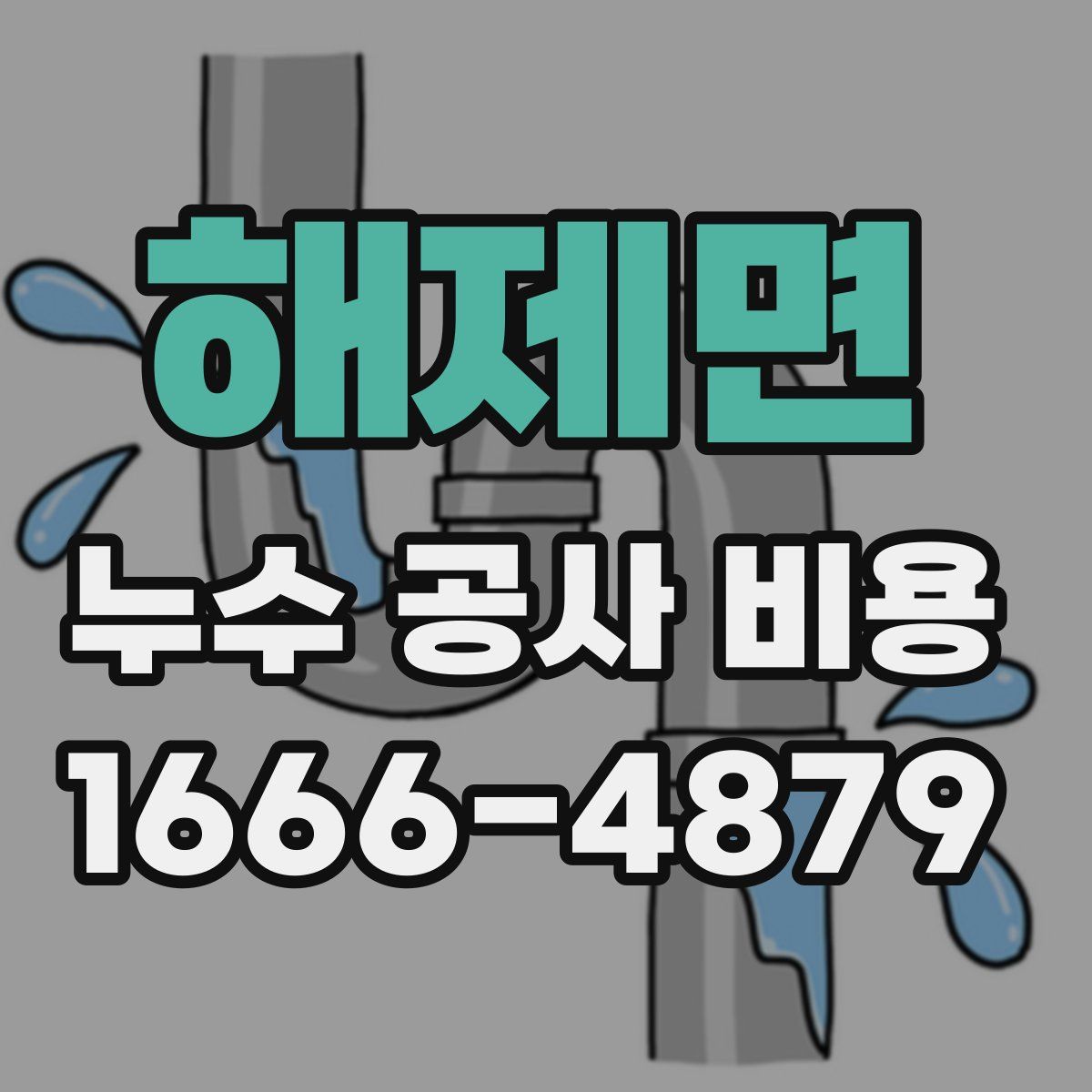 해제면 누수 공사 비용