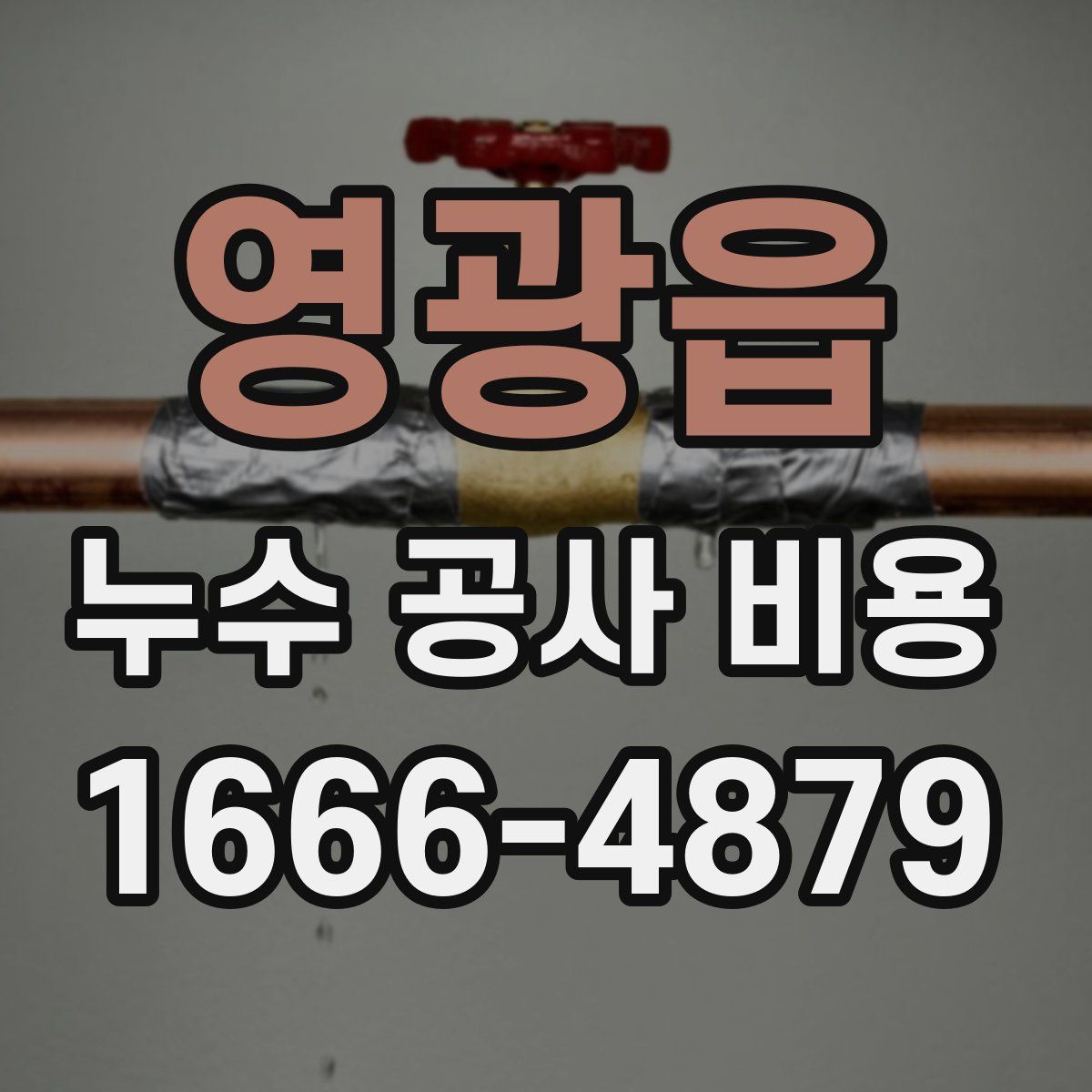 영광읍 누수 공사 비용