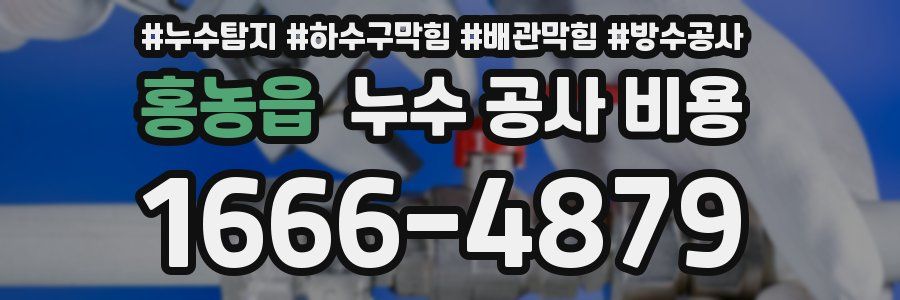 홍농읍 누수 공사 비용