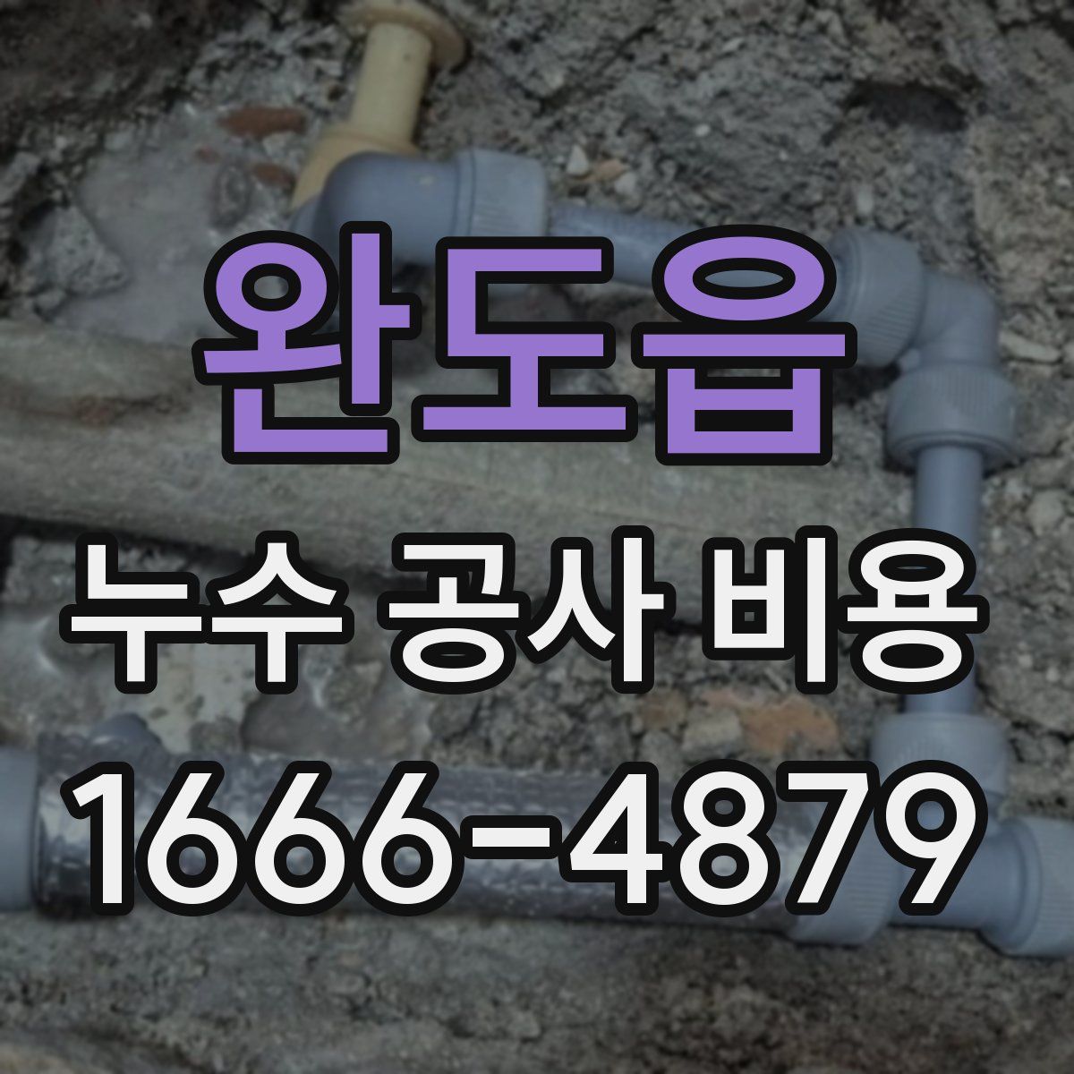 완도읍 누수 공사 비용