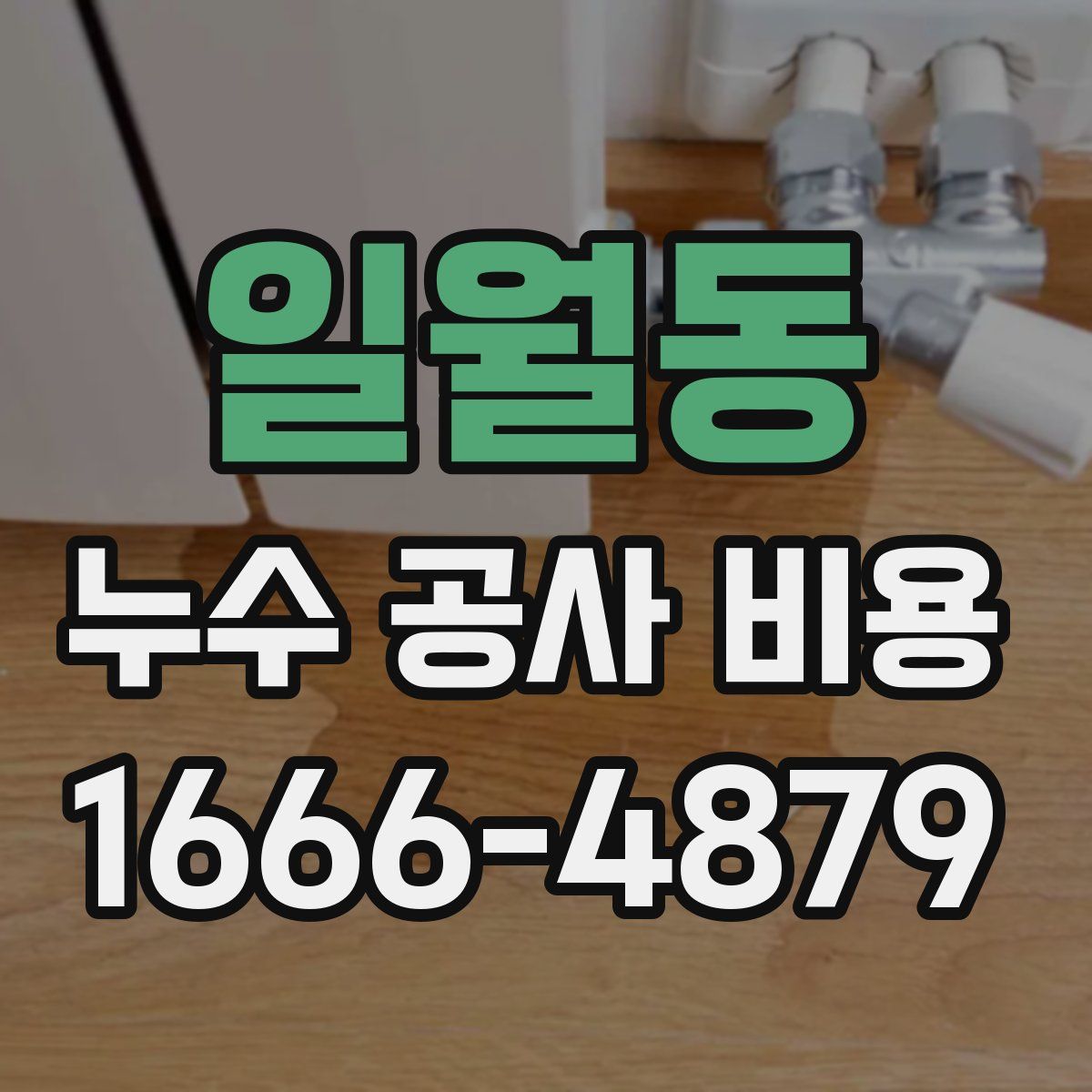 일월동 누수 공사 비용