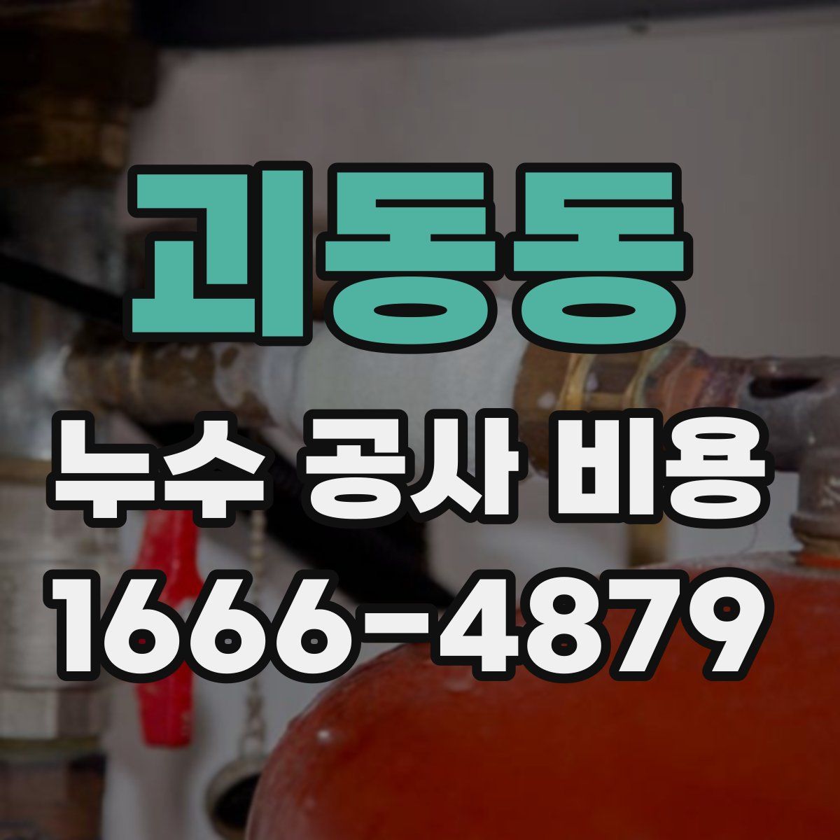 괴동동 누수 공사 비용