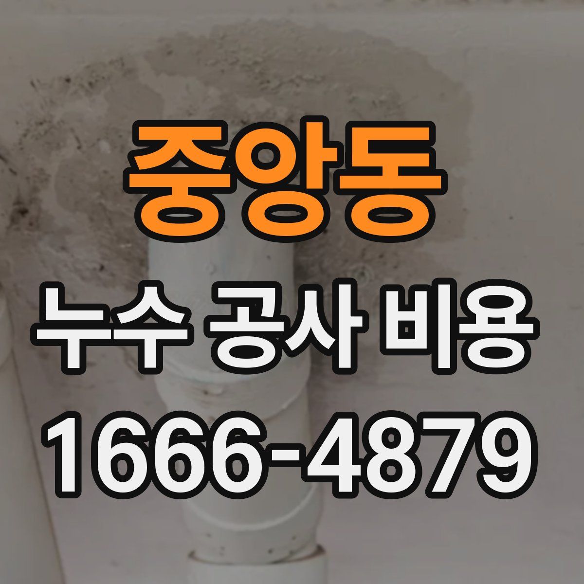 중앙동 누수 공사 비용