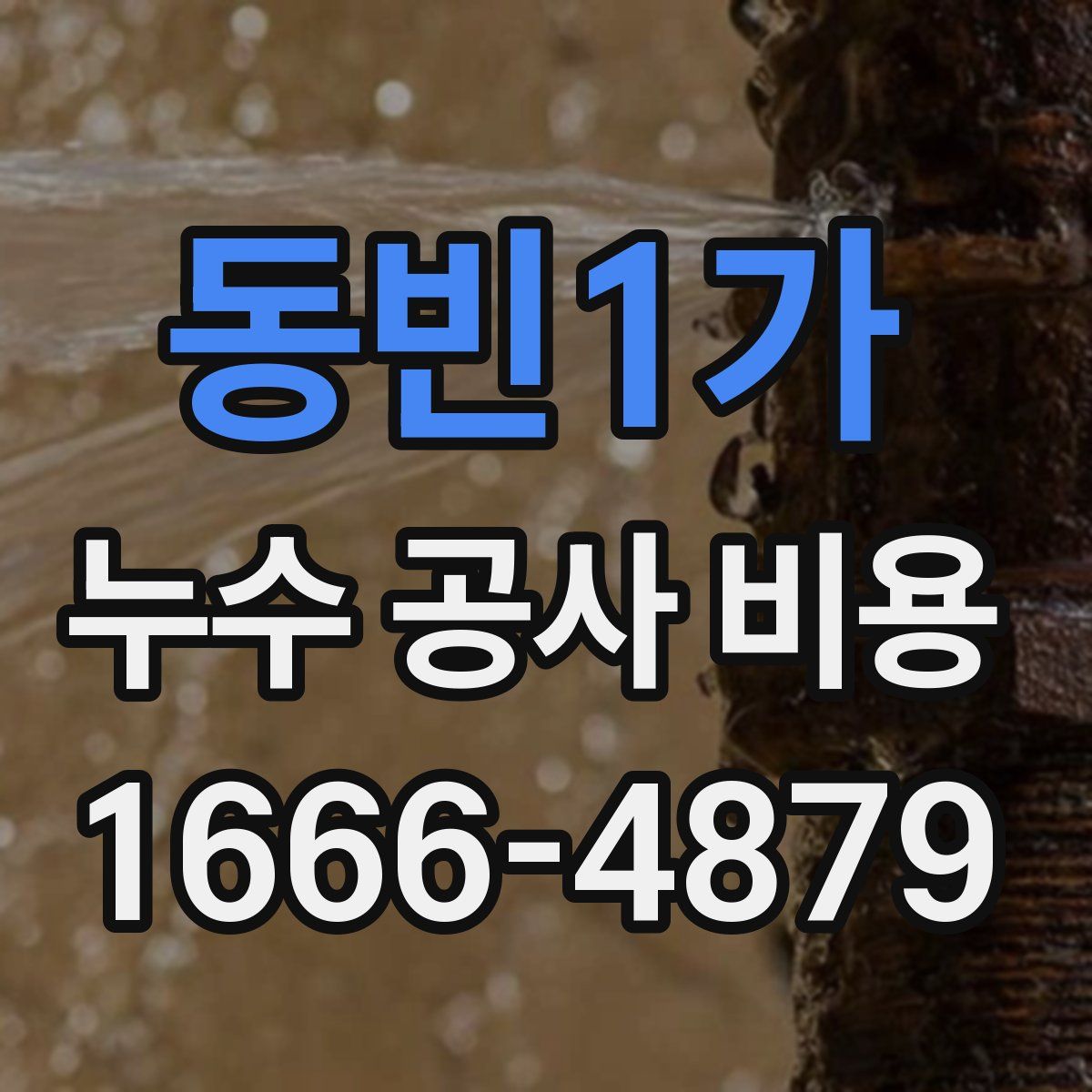 동빈1가 누수 공사 비용
