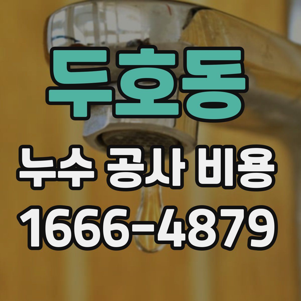 두호동 누수 공사 비용
