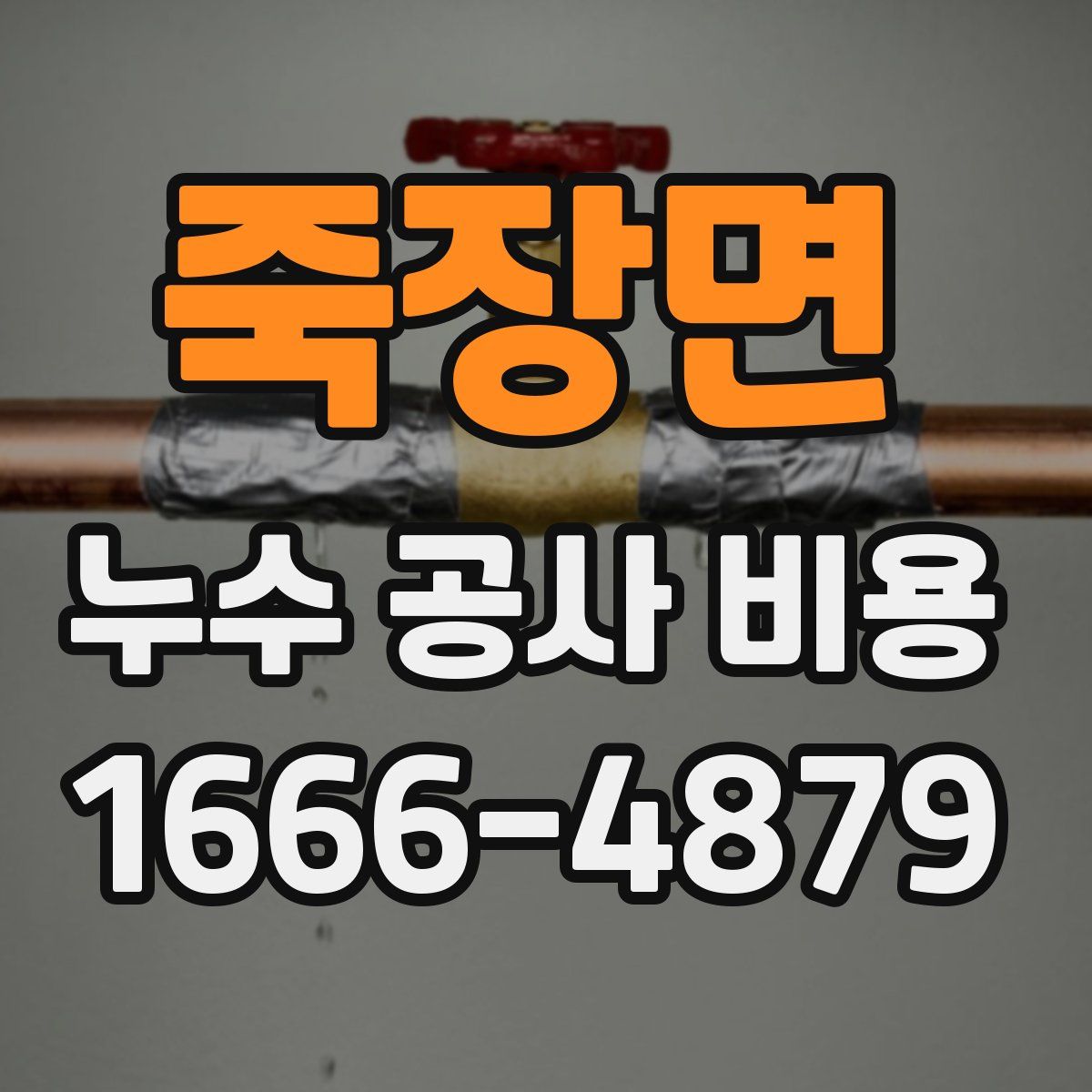 죽장면 누수 공사 비용