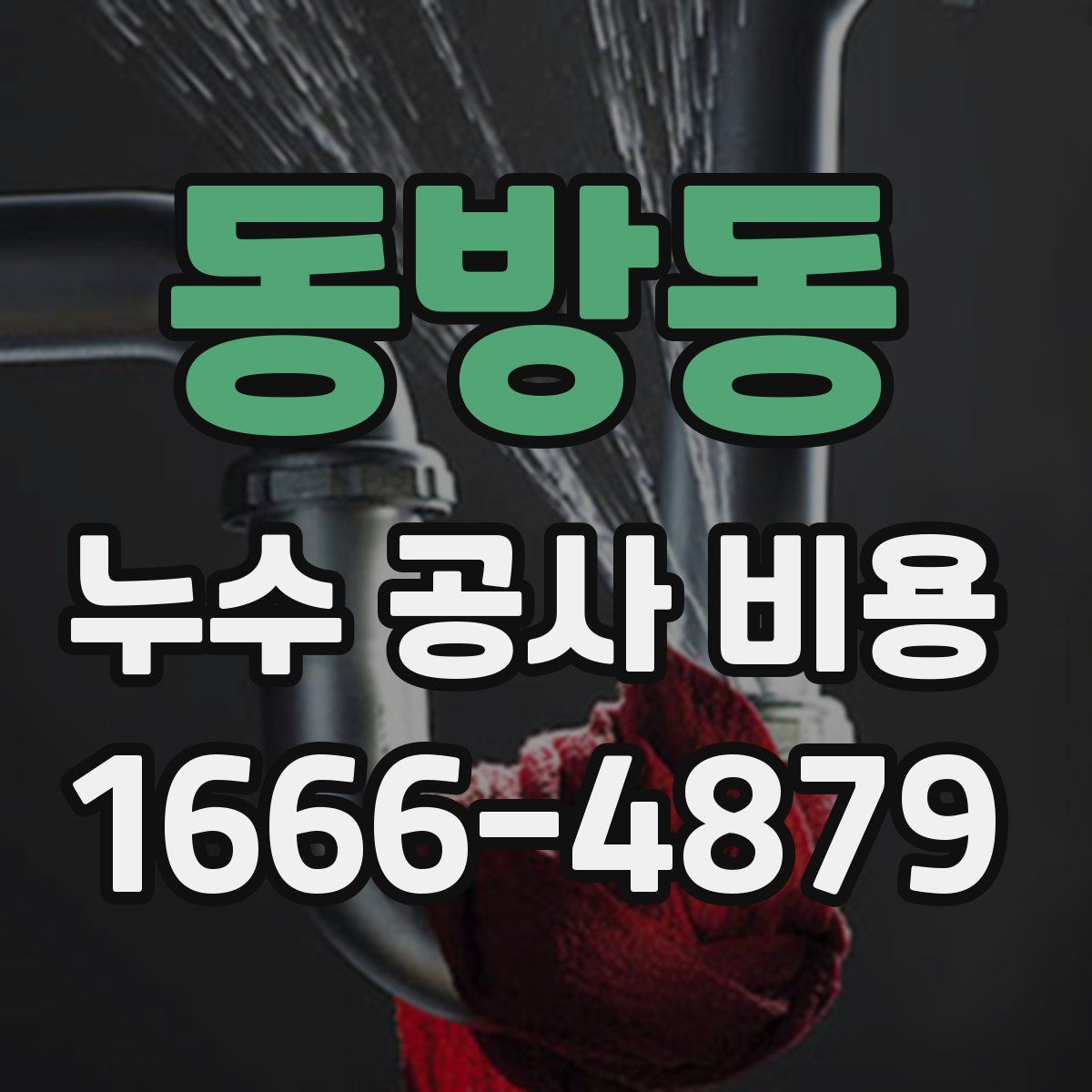 동방동 누수 공사 비용