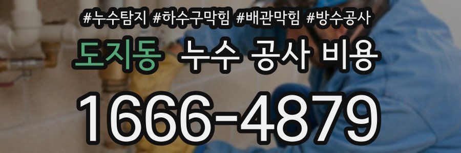도지동 누수 공사 비용