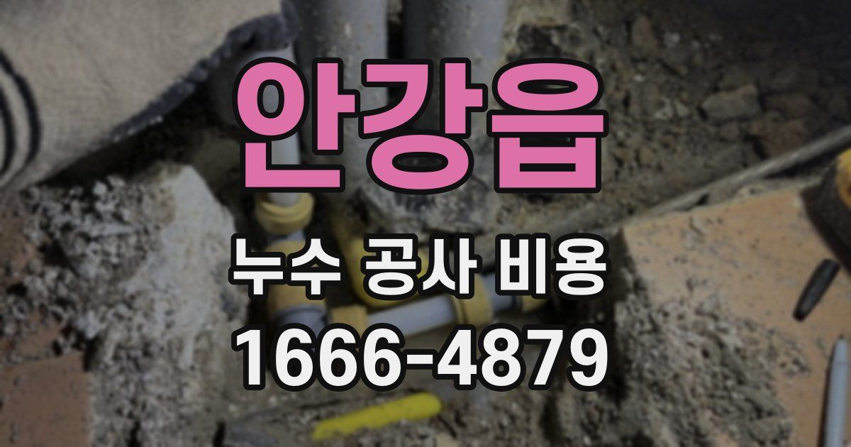 안강읍 누수 공사 비용