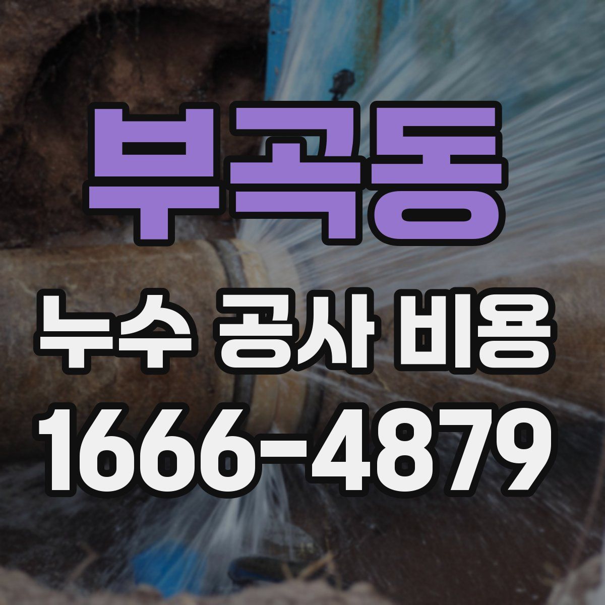 부곡동 누수 공사 비용
