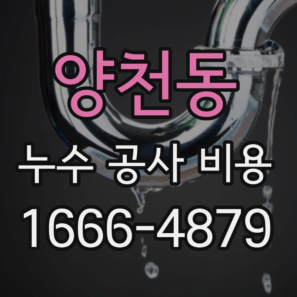 양천동 누수 공사 비용