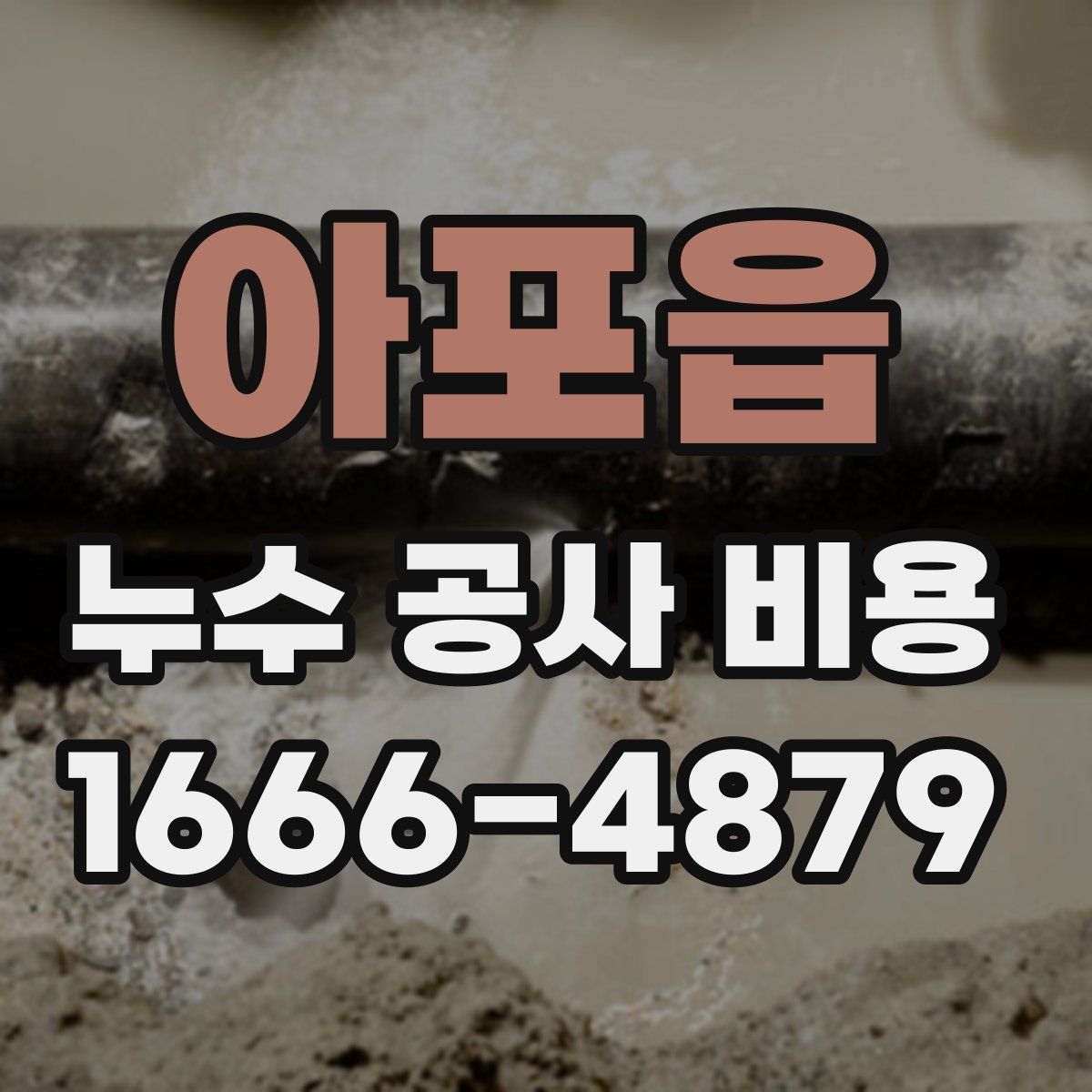아포읍 누수 공사 비용