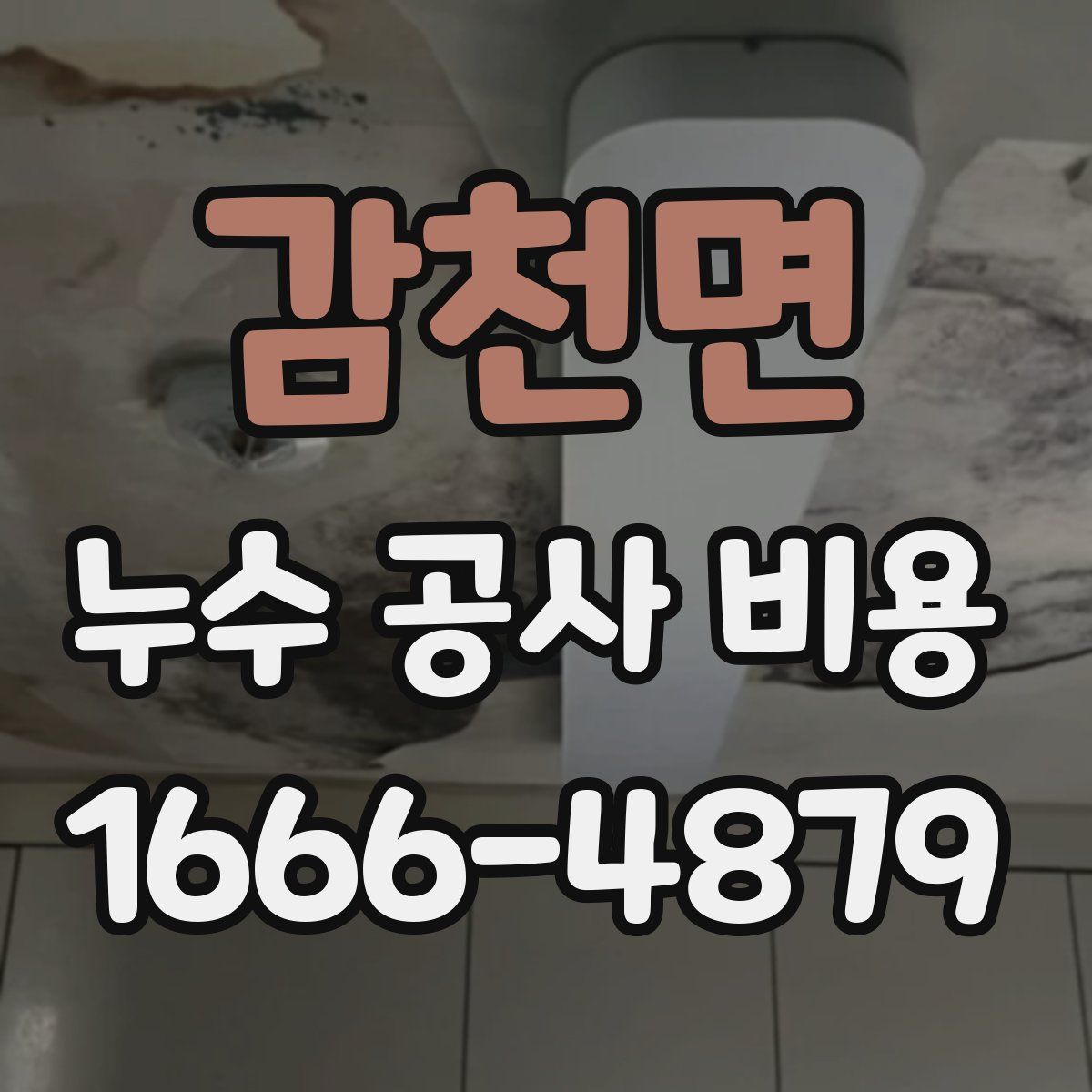 감천면 누수 공사 비용