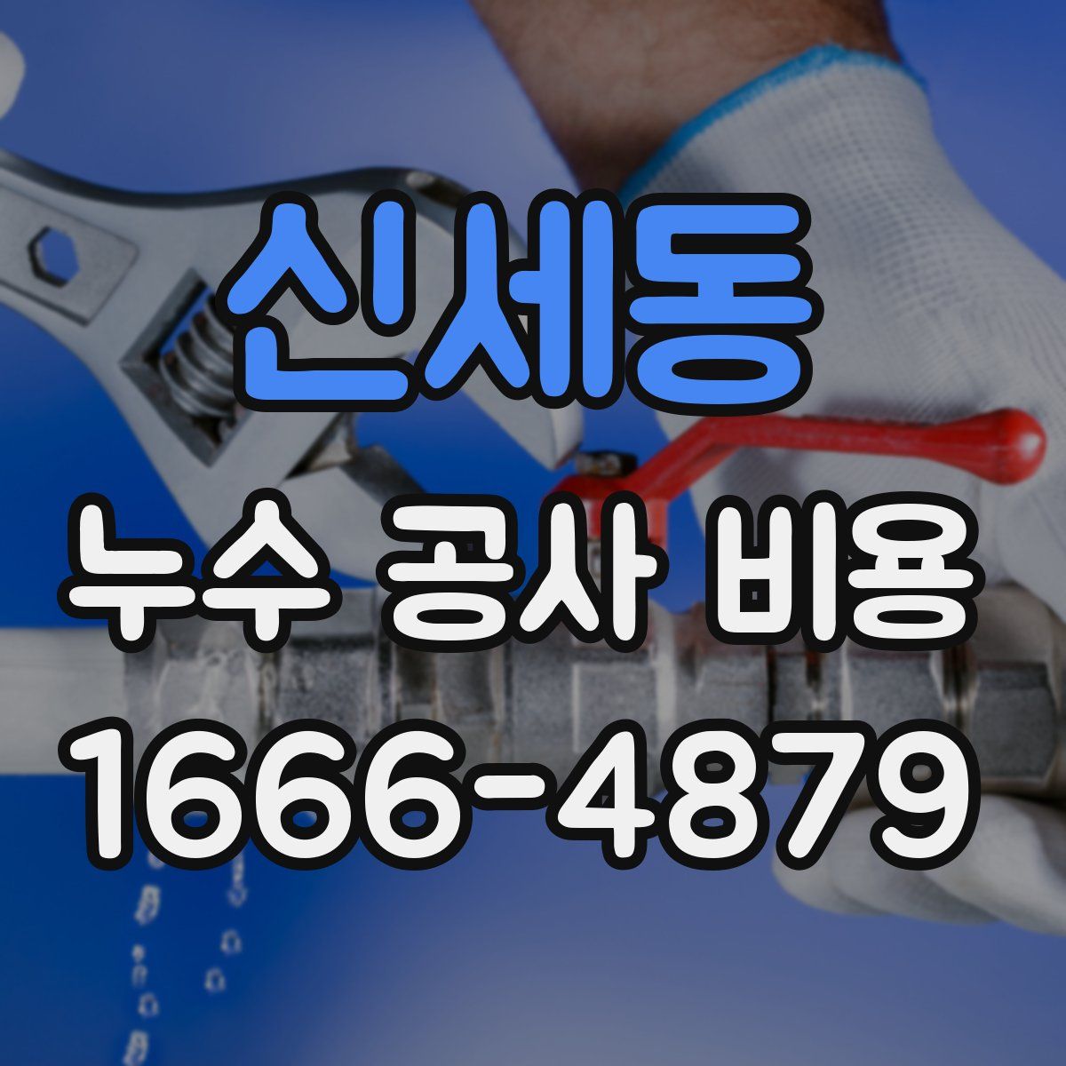 신세동 누수 공사 비용
