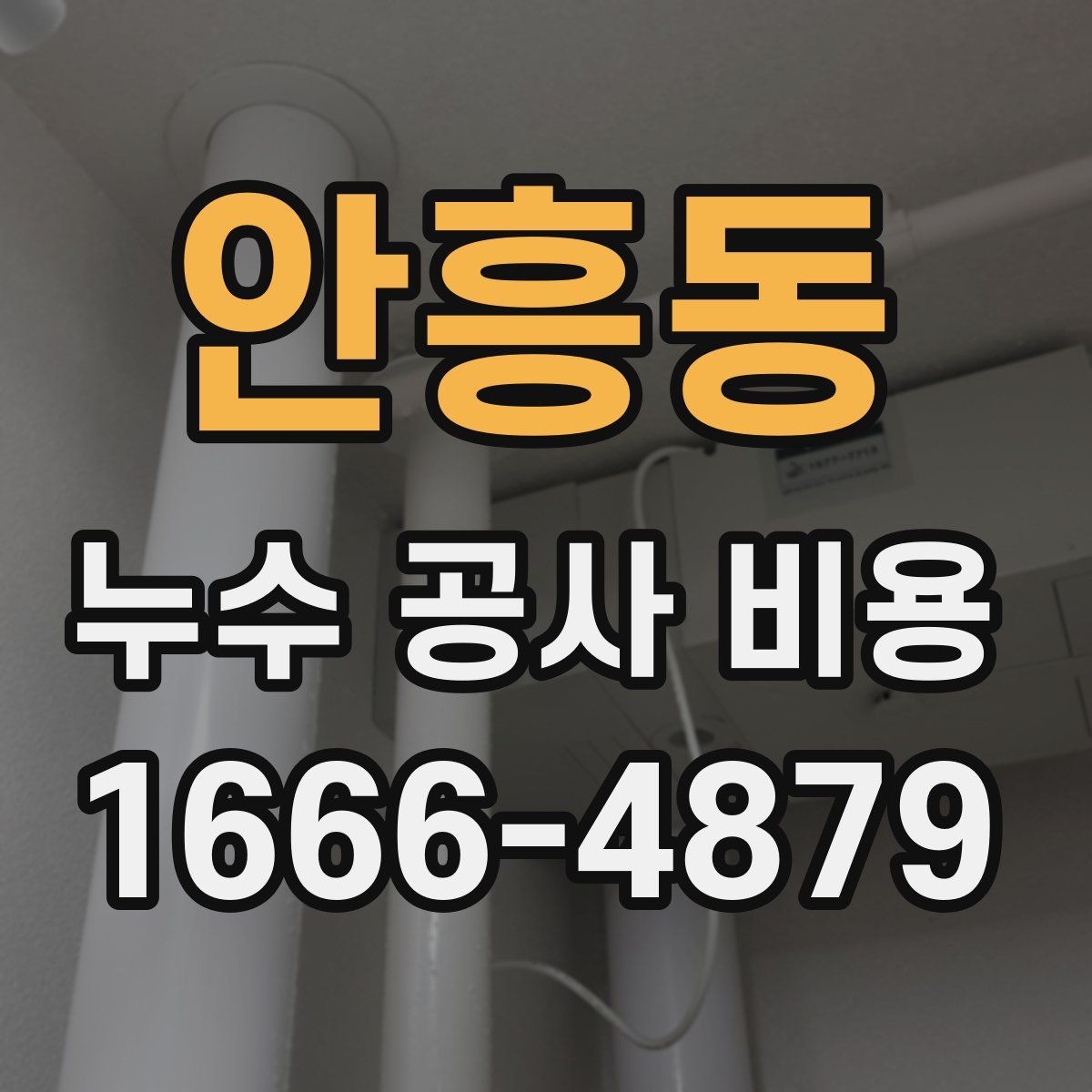 안흥동 누수 공사 비용