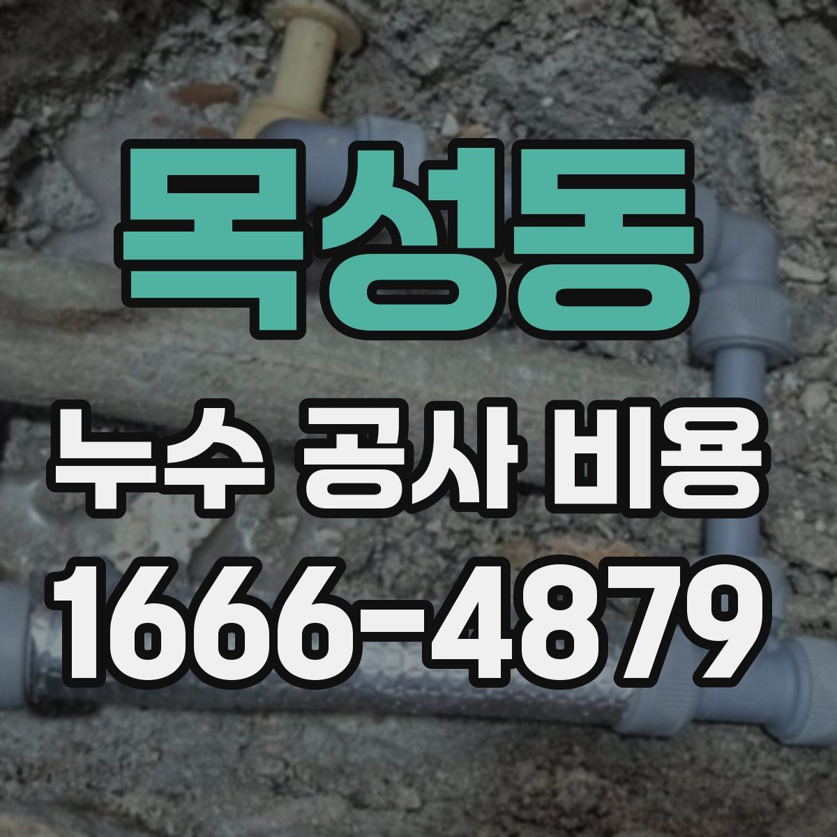 목성동 누수 공사 비용