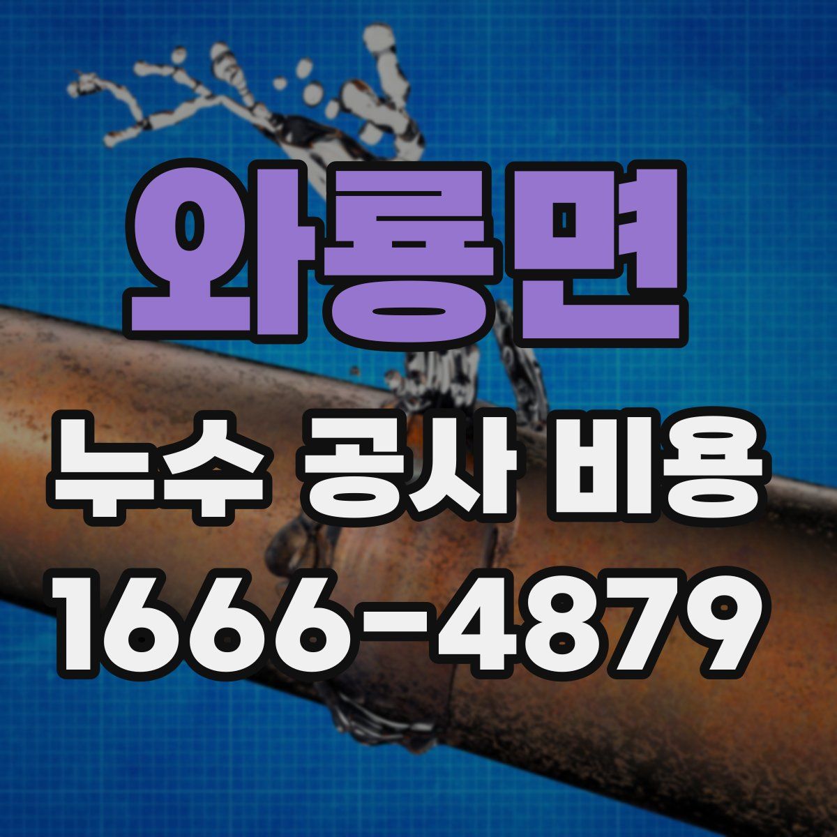 와룡면 누수 공사 비용