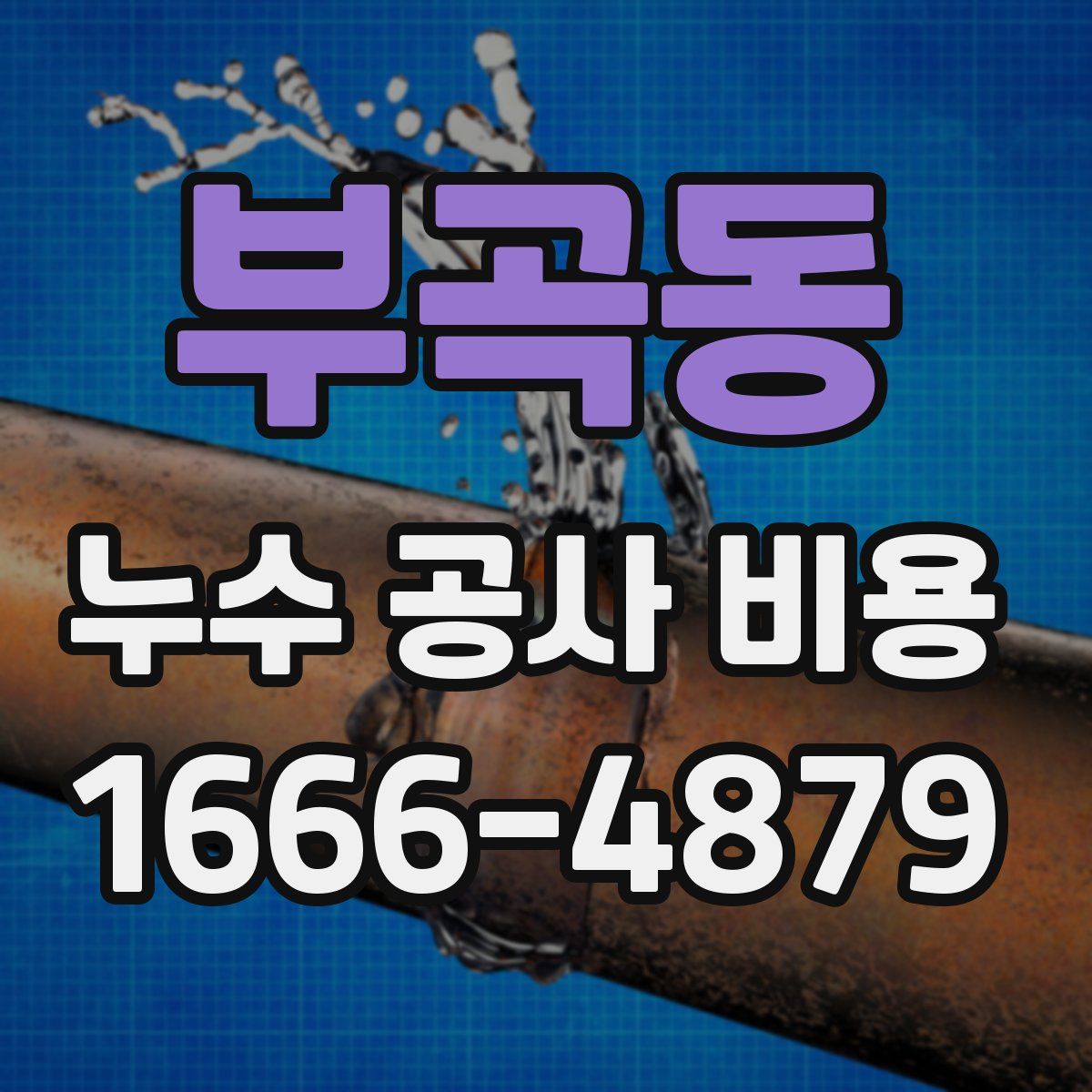부곡동 누수 공사 비용