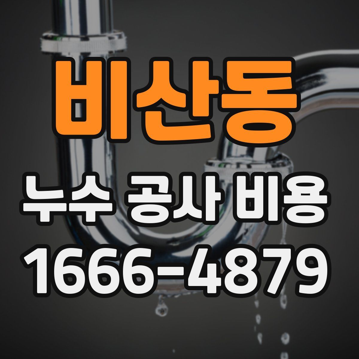 비산동 누수 공사 비용