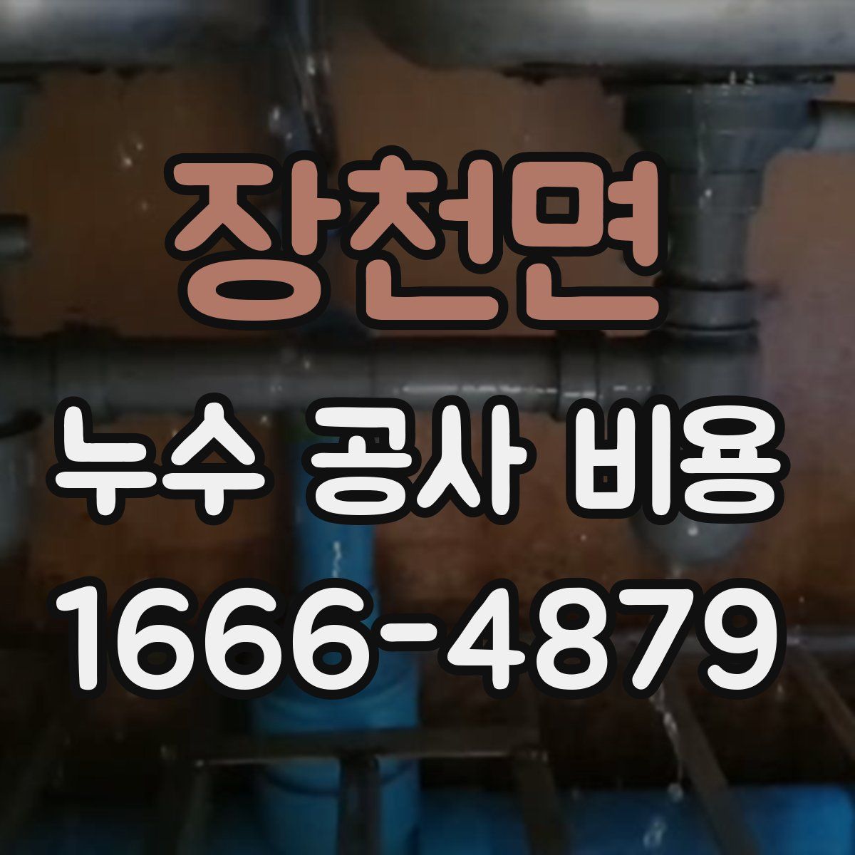 장천면 누수 공사 비용