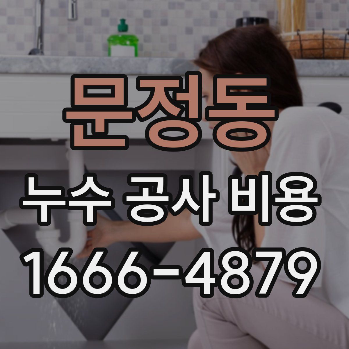 문정동 누수 공사 비용