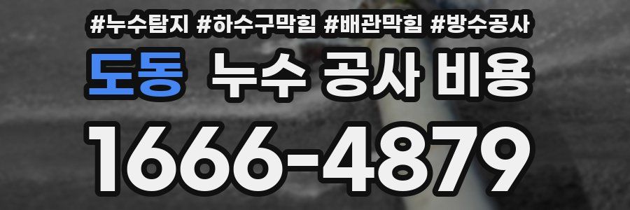 도동 누수 공사 비용