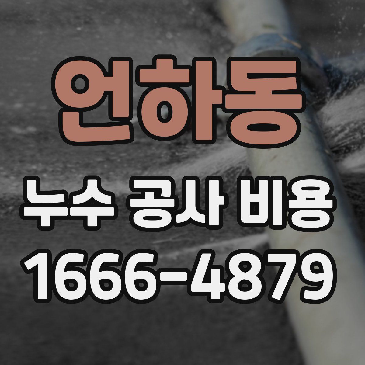 언하동 누수 공사 비용