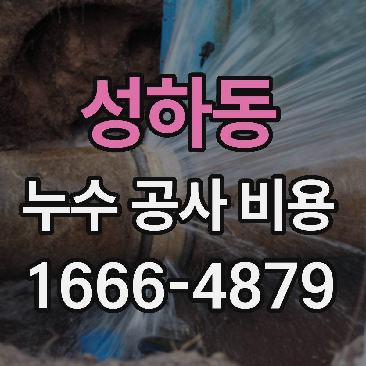 성하동 누수 공사 비용