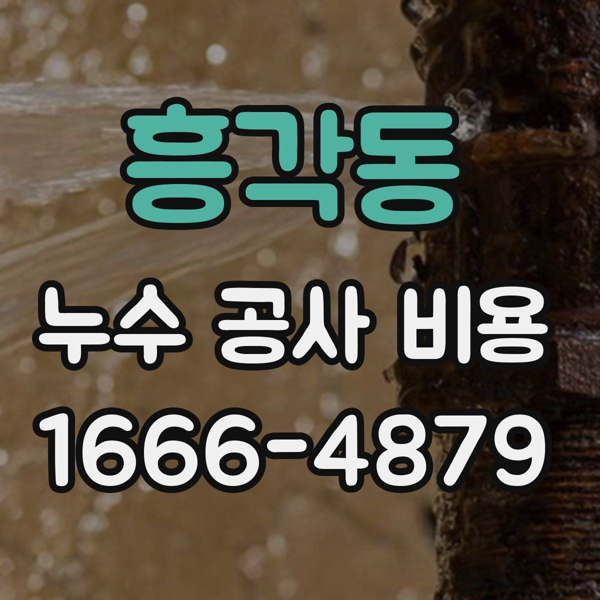 흥각동 누수 공사 비용