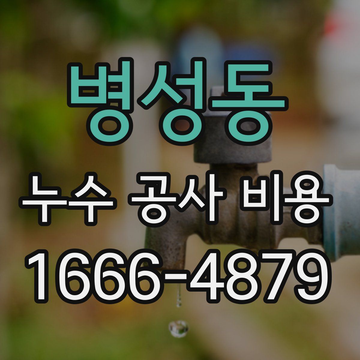 병성동 누수 공사 비용