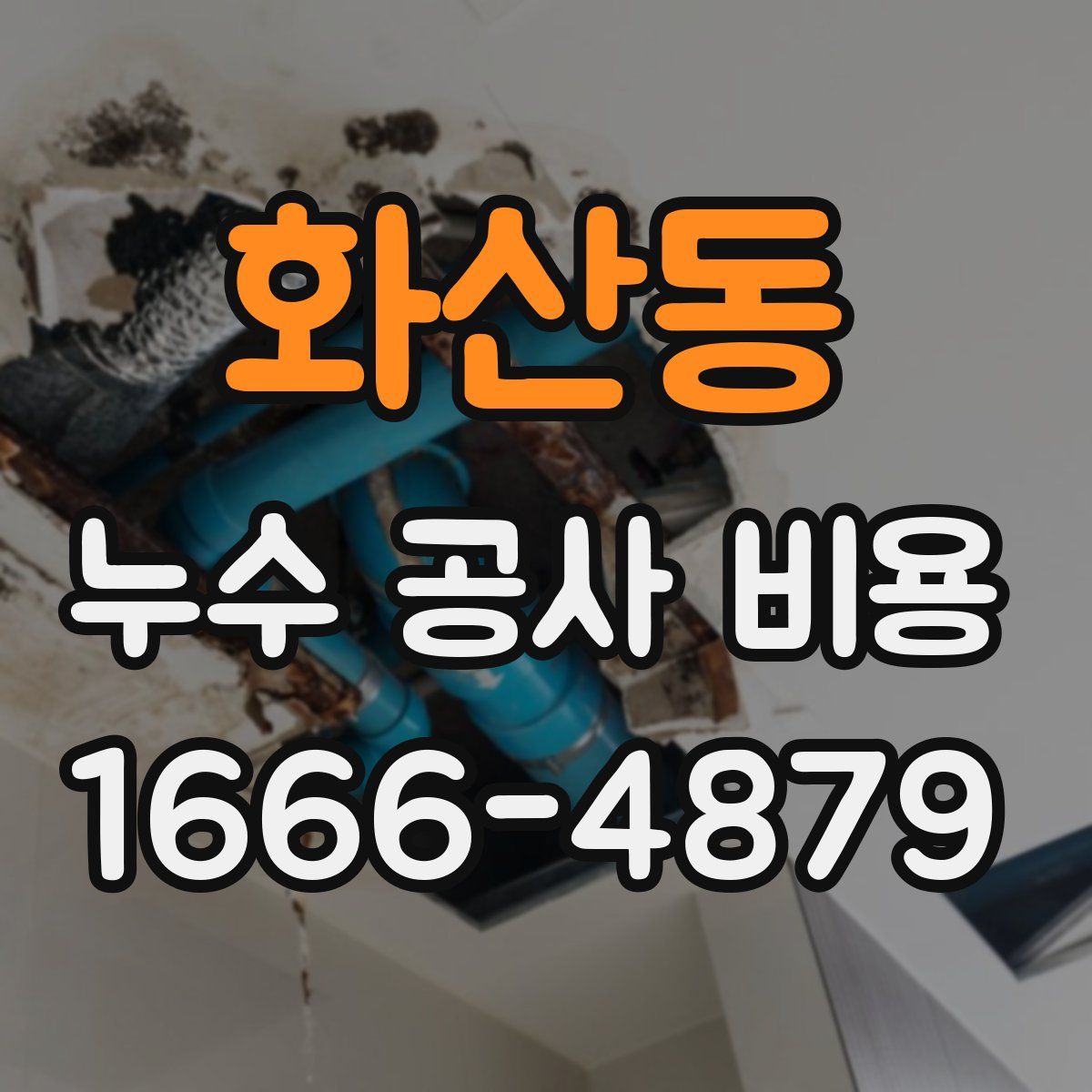 화산동 누수 공사 비용
