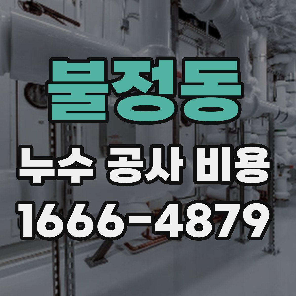 불정동 누수 공사 비용