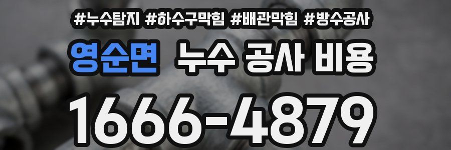 영순면 누수 공사 비용