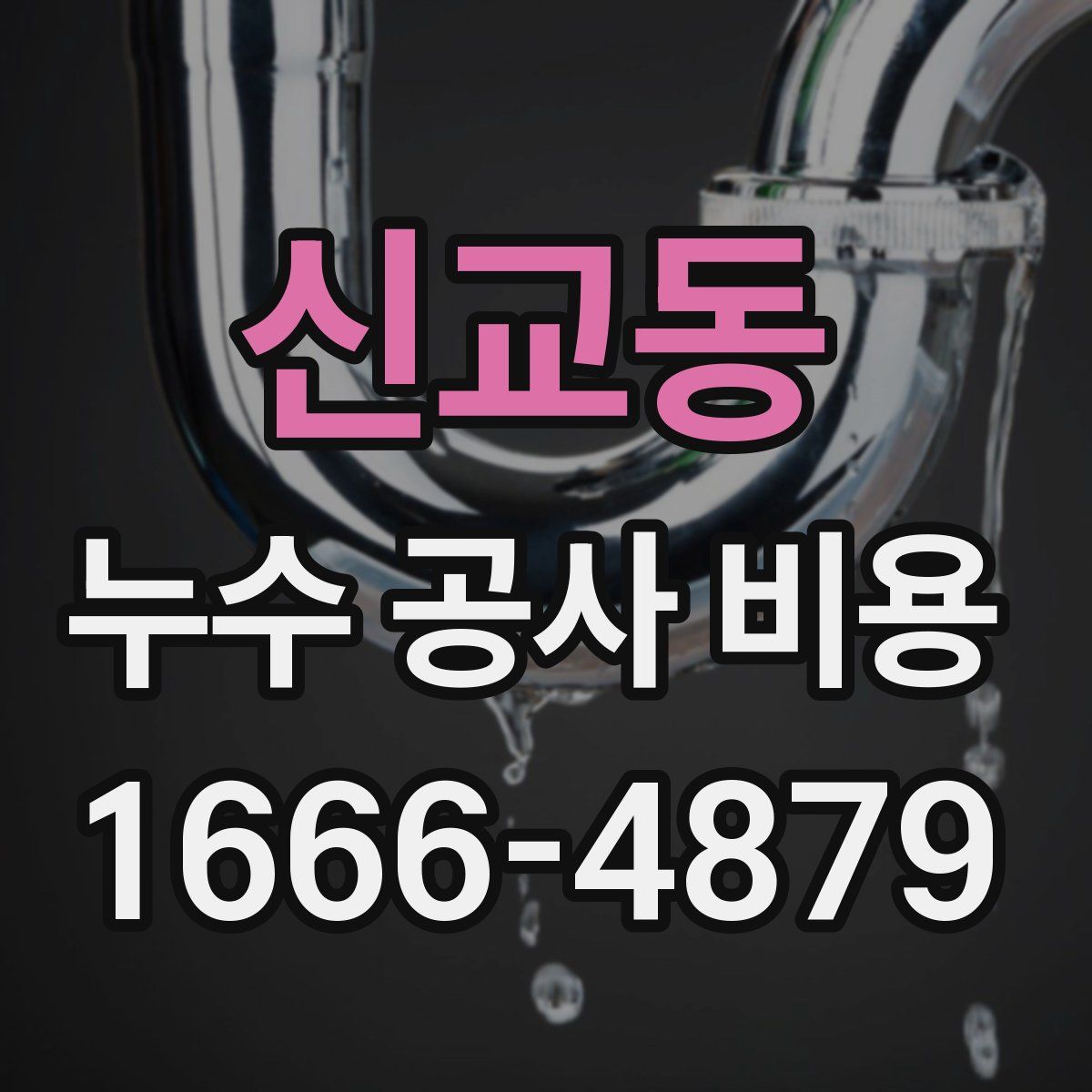 신교동 누수 공사 비용