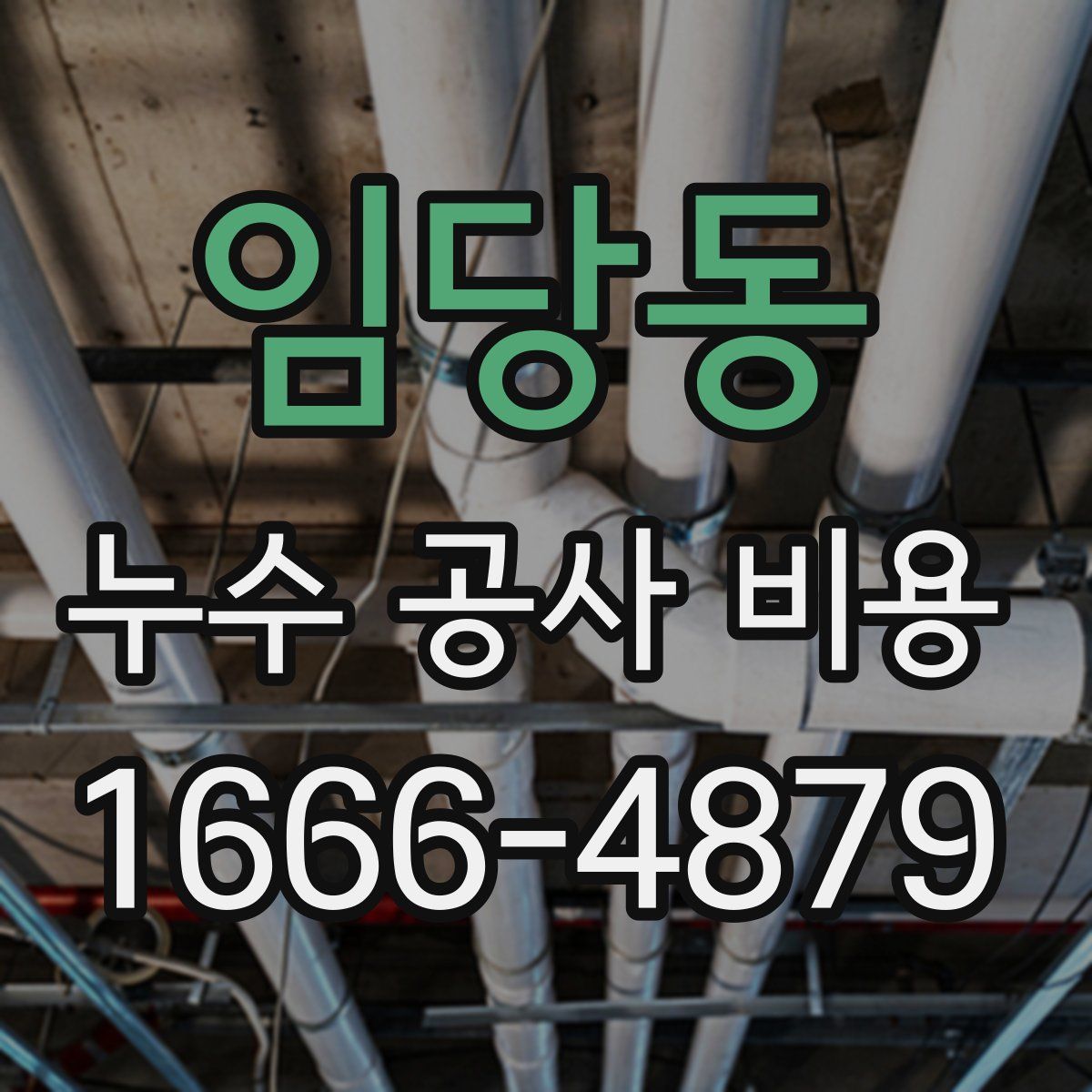 임당동 누수 공사 비용