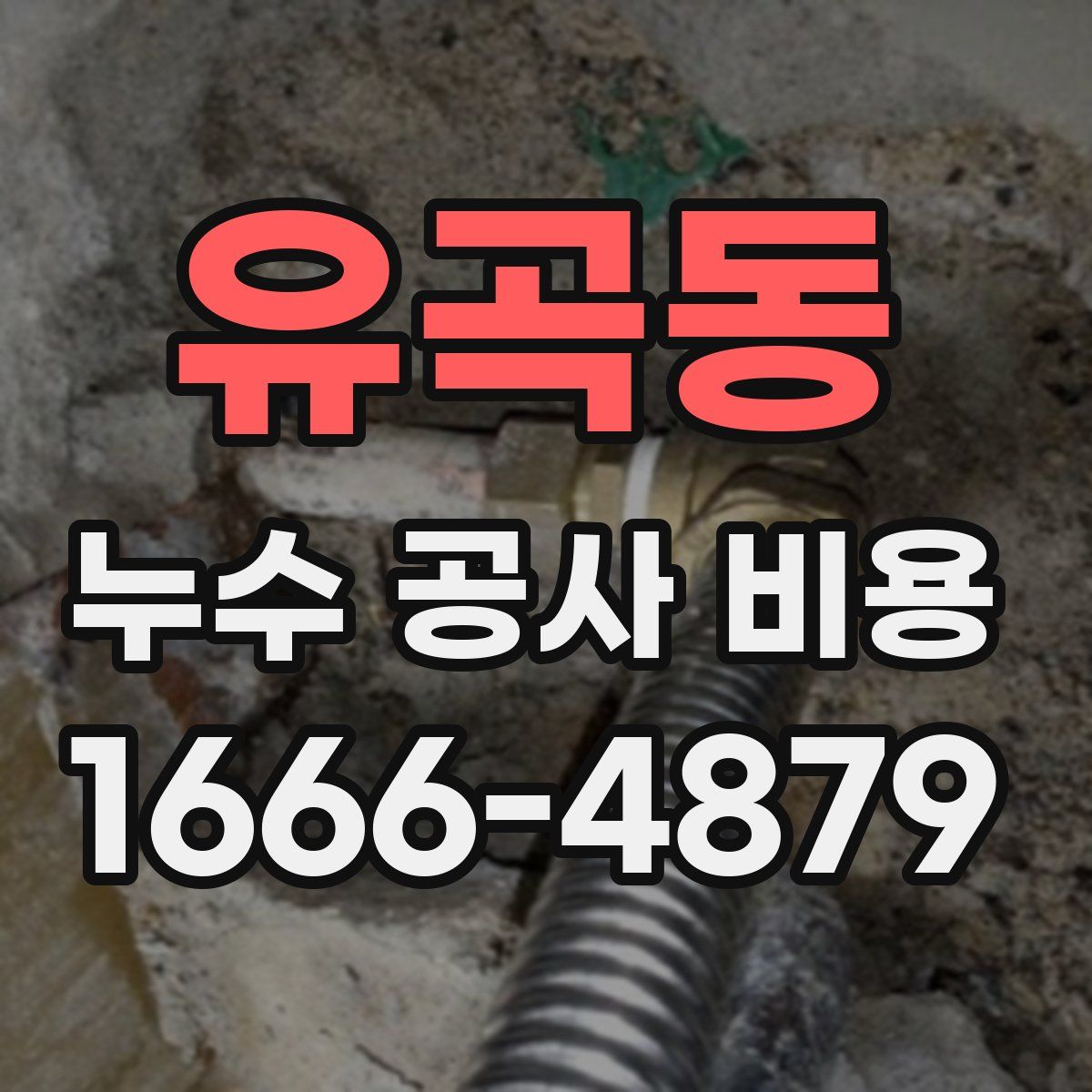 유곡동 누수 공사 비용
