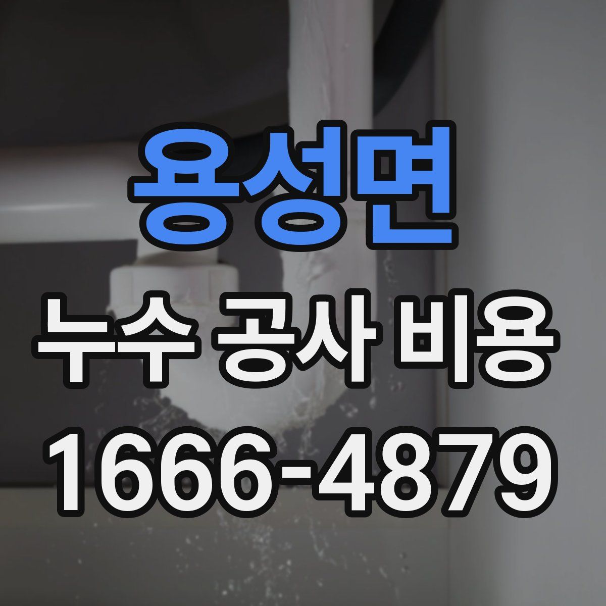 용성면 누수 공사 비용