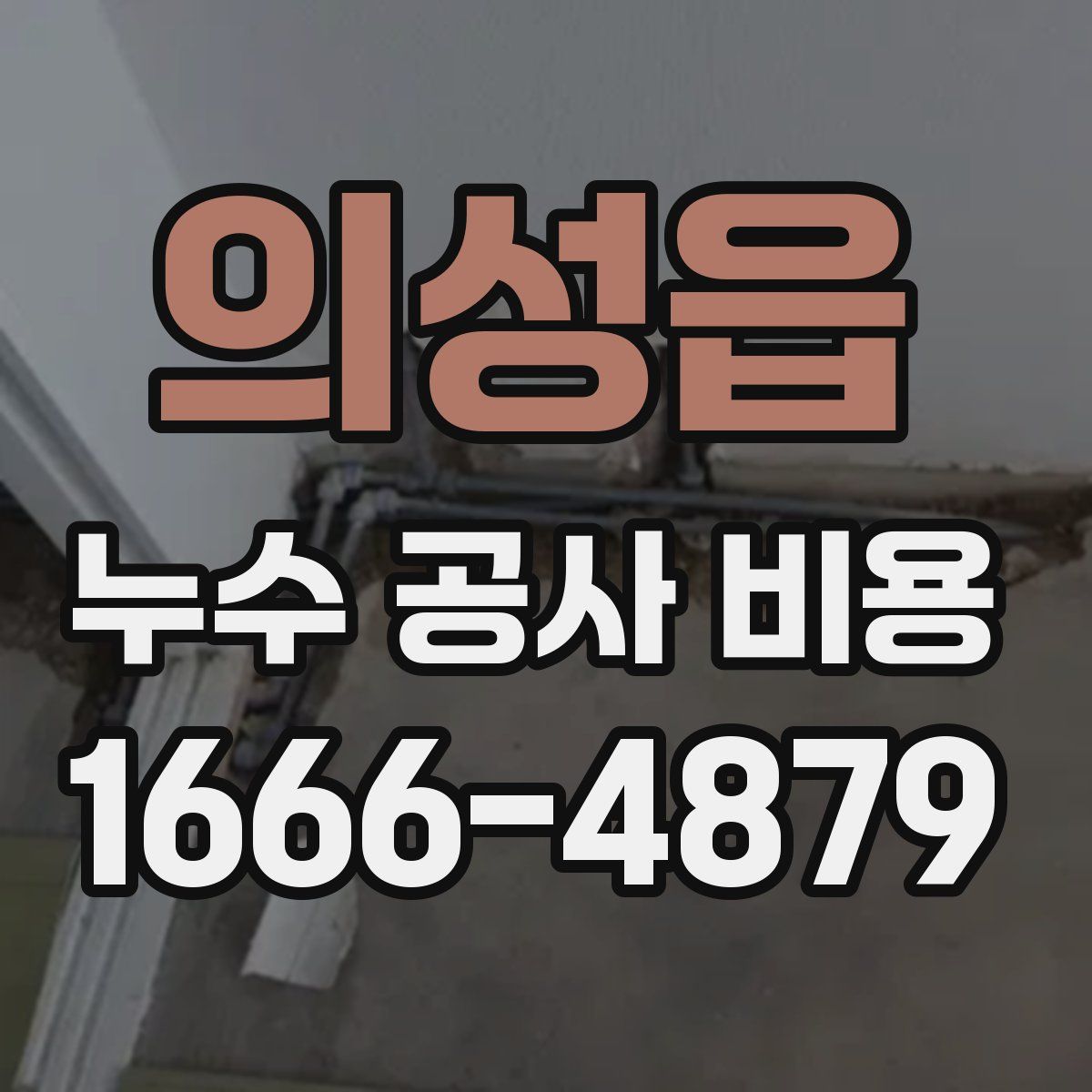 의성읍 누수 공사 비용