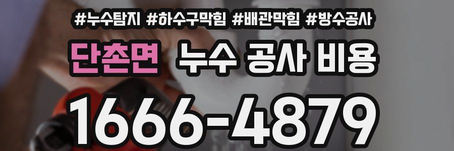 단촌면 누수 공사 비용