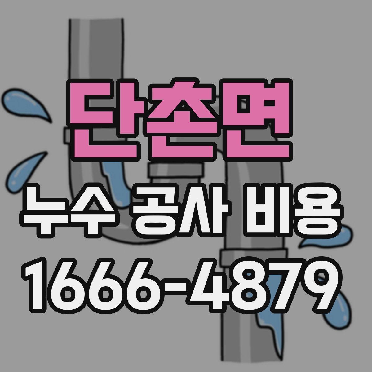 단촌면 누수 공사 비용