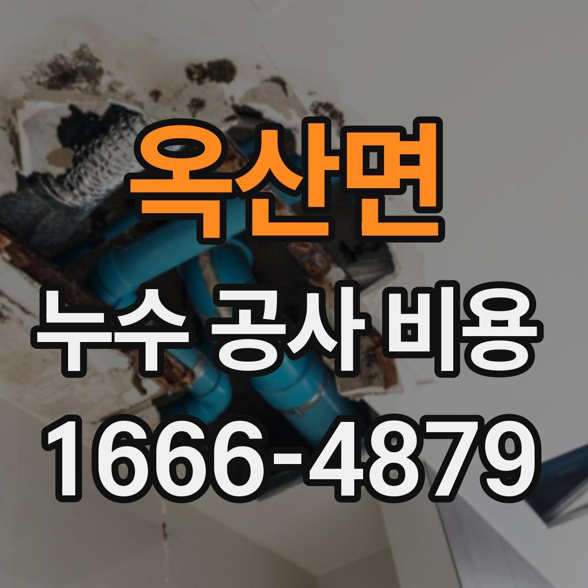 옥산면 누수 공사 비용
