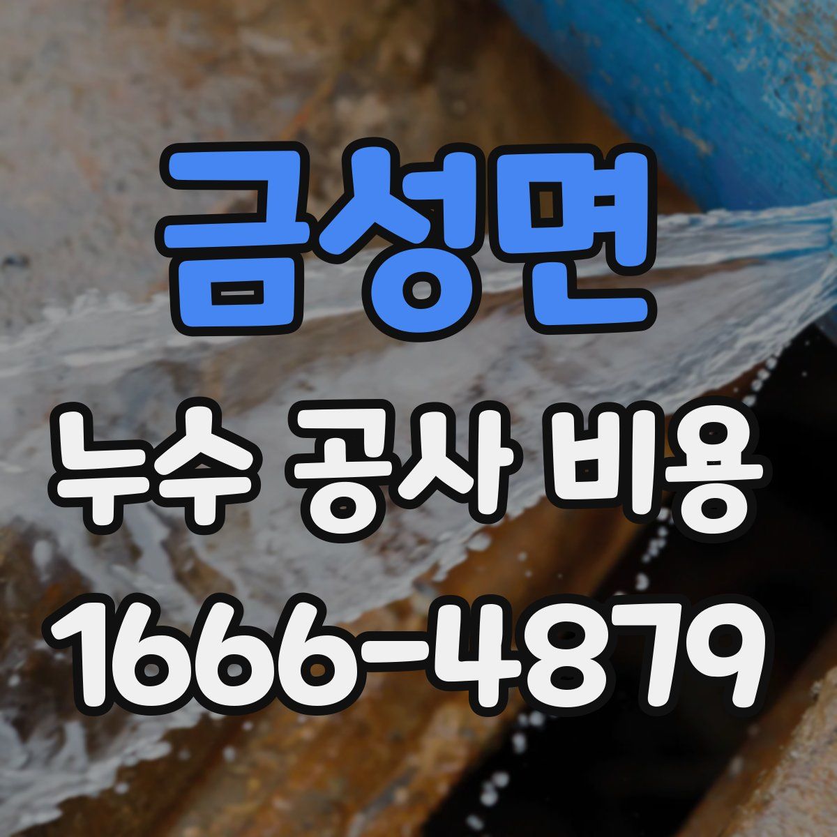 금성면 누수 공사 비용