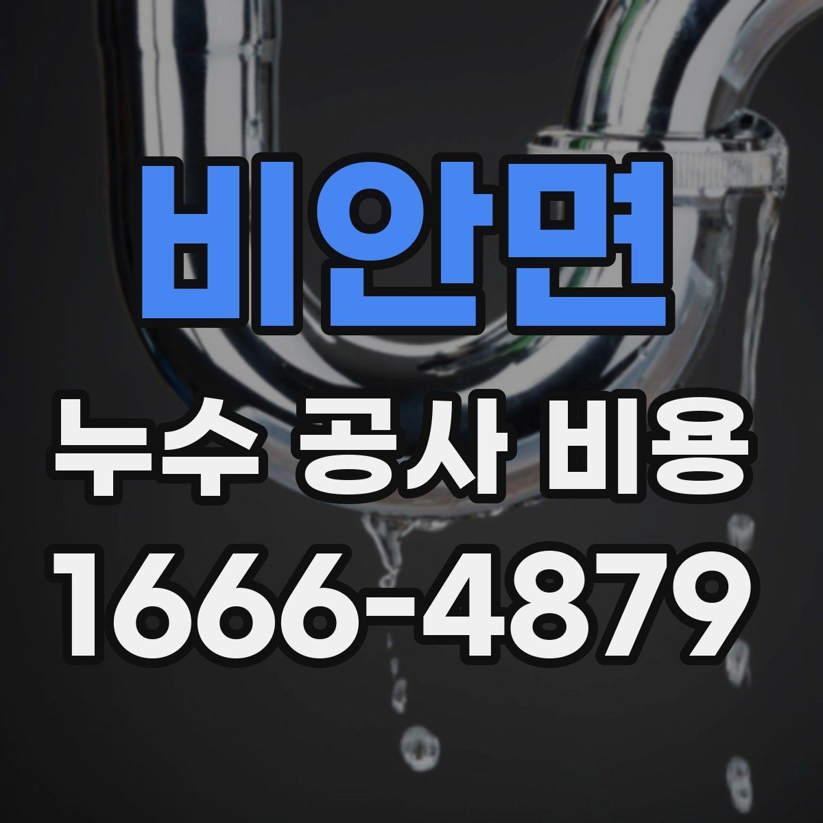 비안면 누수 공사 비용