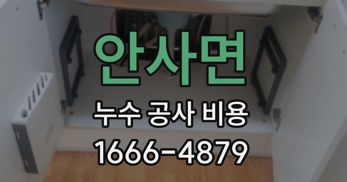 안사면 누수 공사 비용
