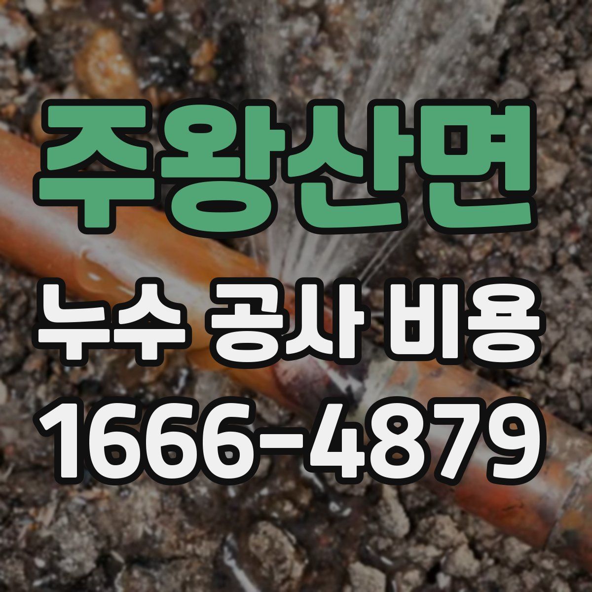 주왕산면 누수 공사 비용