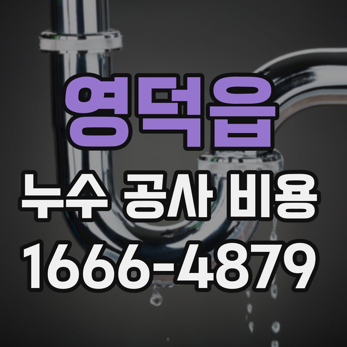 영덕읍 누수 공사 비용