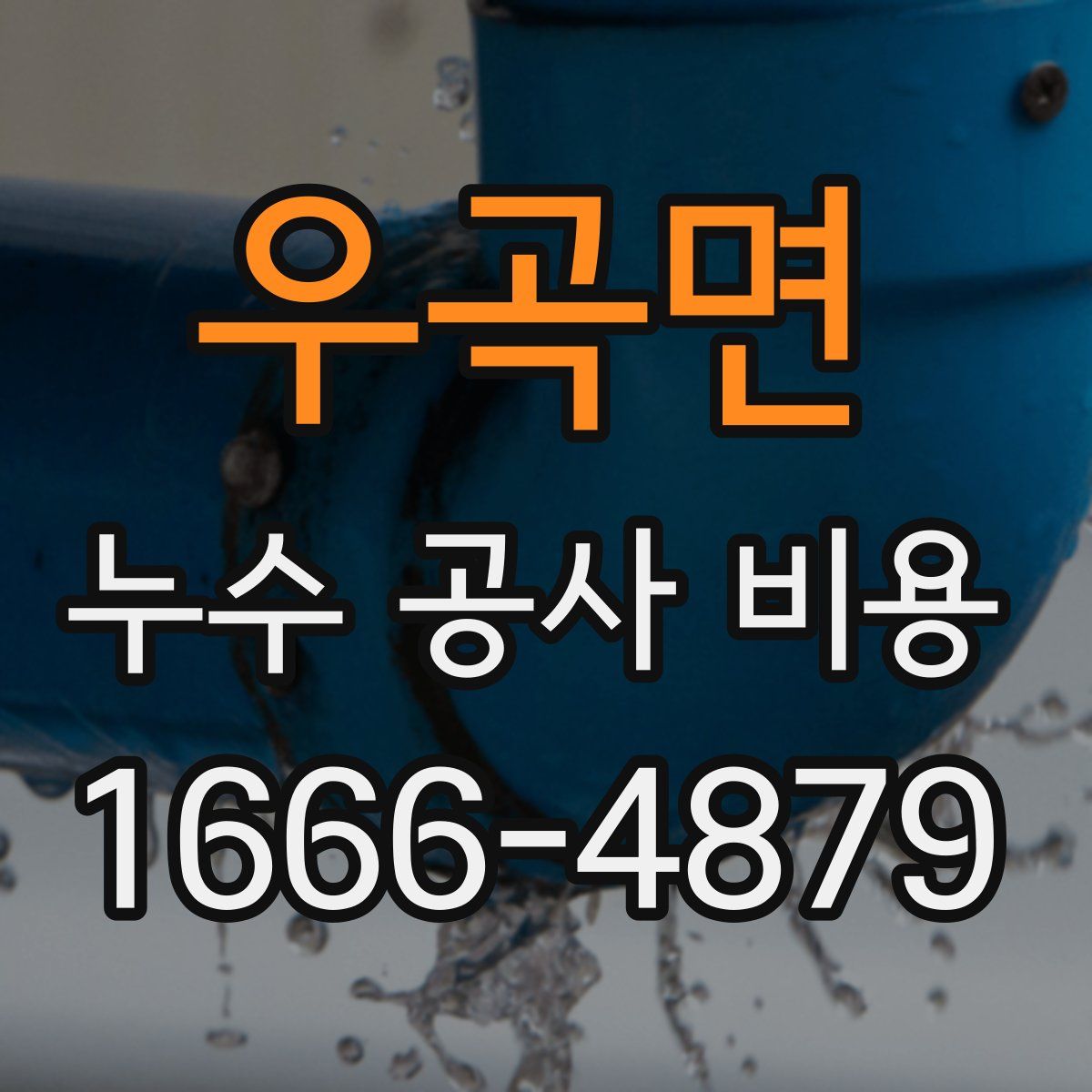 우곡면 누수 공사 비용