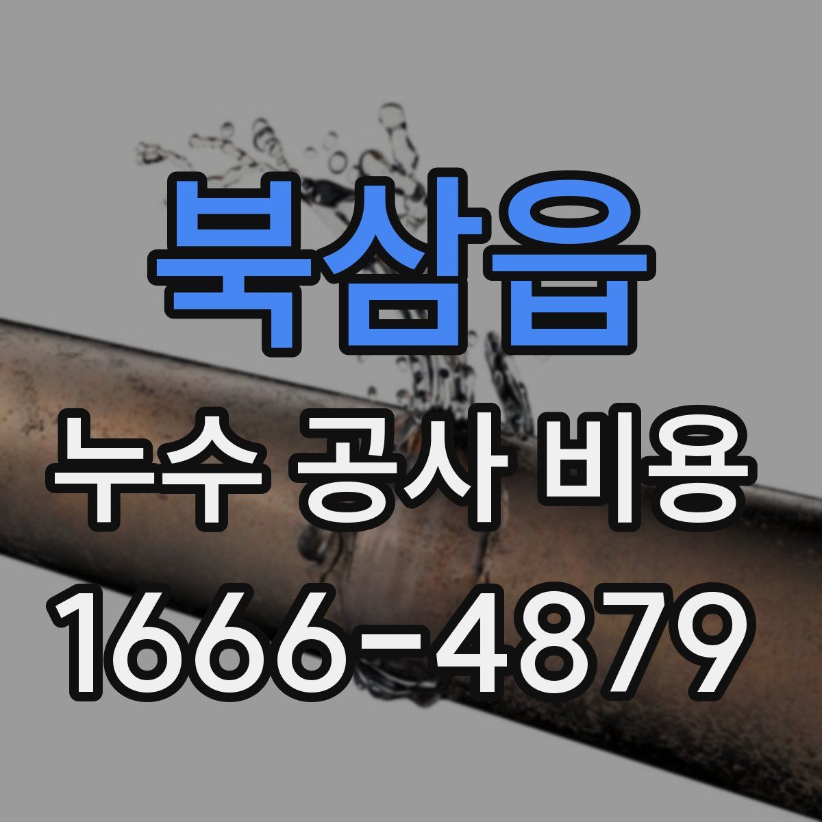 북삼읍 누수 공사 비용