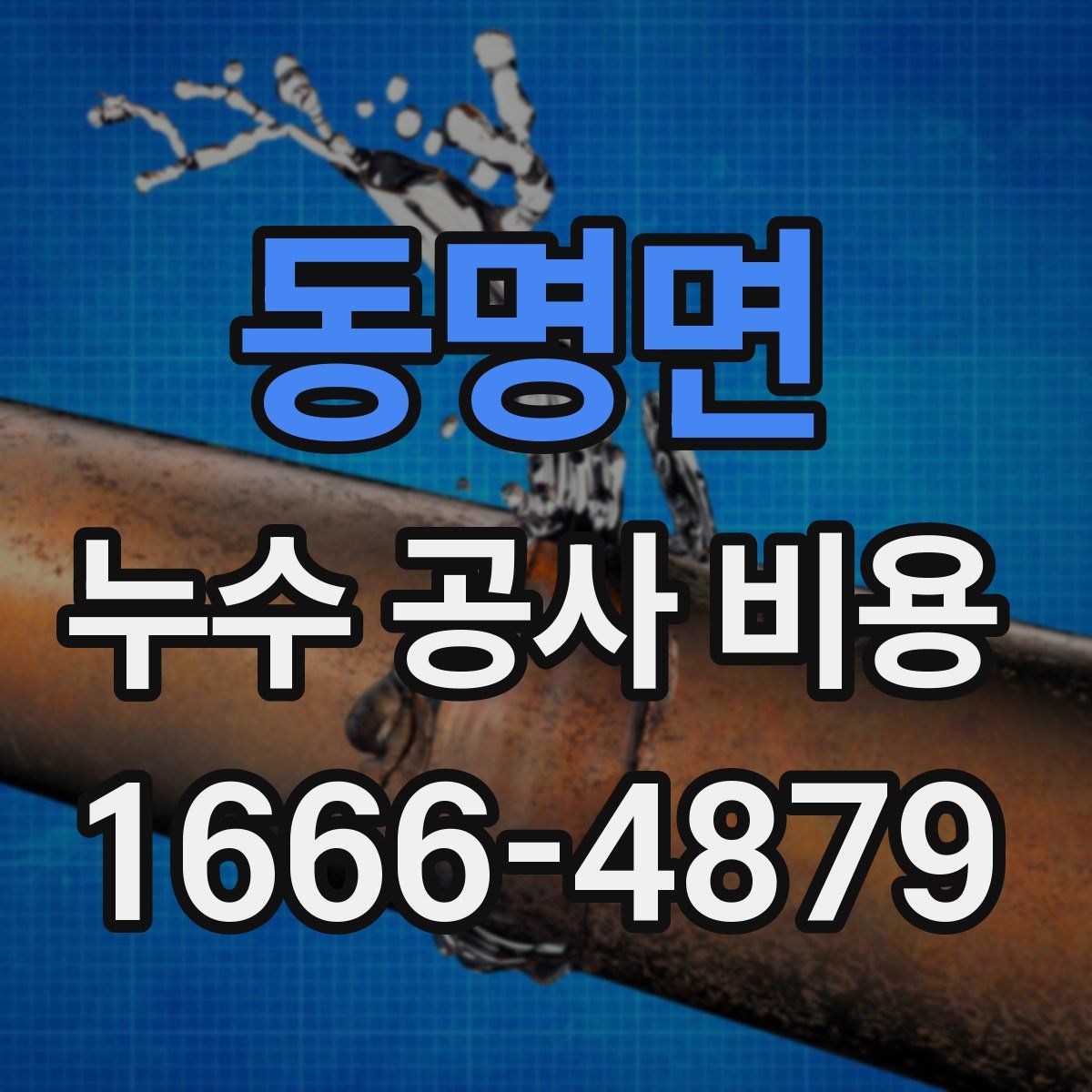 동명면 누수 공사 비용